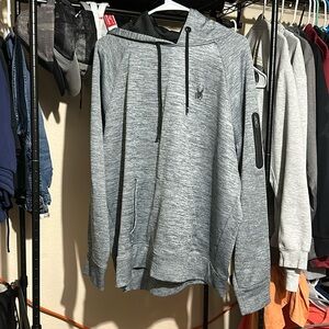 Gray Spyder Active Hoodie